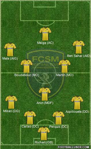 FC Sochaux-Montbéliard Formation 2011