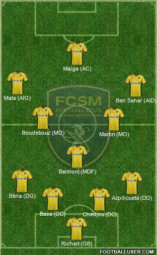 FC Sochaux-Montbéliard Formation 2011