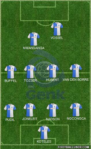 K Racing Club Genk Formation 2011