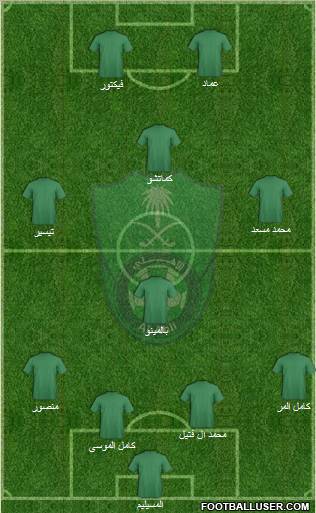 Al-Ahli (KSA) Formation 2011