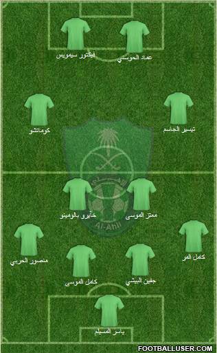 Al-Ahli (KSA) Formation 2011