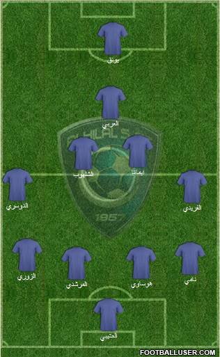 Al-Hilal (KSA) Formation 2011