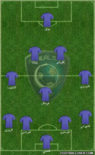 Al-Hilal (KSA) Formation 2011