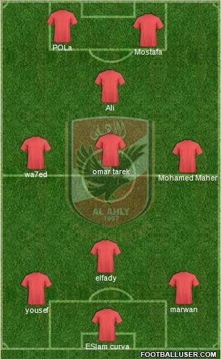 Al-Ahly Sporting Club Formation 2011