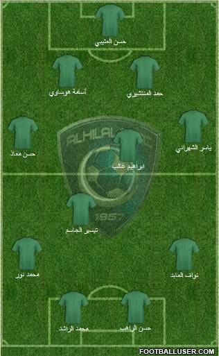 Al-Hilal (KSA) Formation 2011