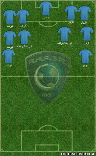 Al-Hilal (KSA) Formation 2011