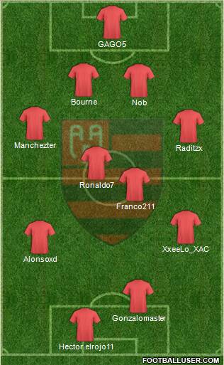 AA Flamengo Formation 2011