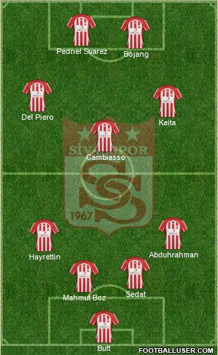 Sivasspor Formation 2011