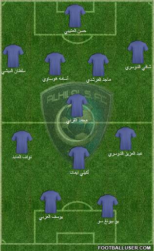 Al-Hilal (KSA) Formation 2011