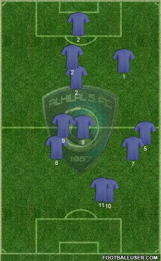 Al-Hilal (KSA) Formation 2011