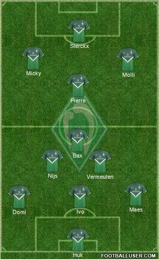 Werder Bremen Formation 2011