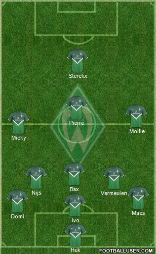 Werder Bremen Formation 2011