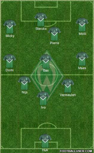 Werder Bremen Formation 2011