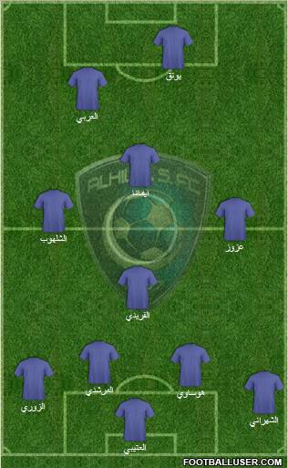 Al-Hilal (KSA) Formation 2011