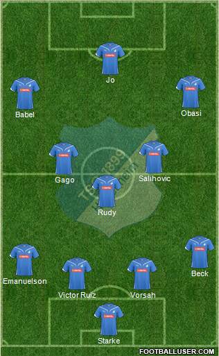 TSG 1899 Hoffenheim Formation 2011