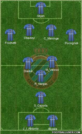 Club Brugge KV Formation 2011