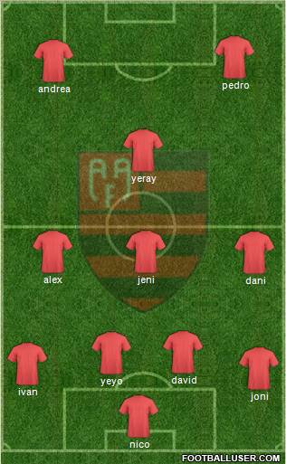 AA Flamengo Formation 2011