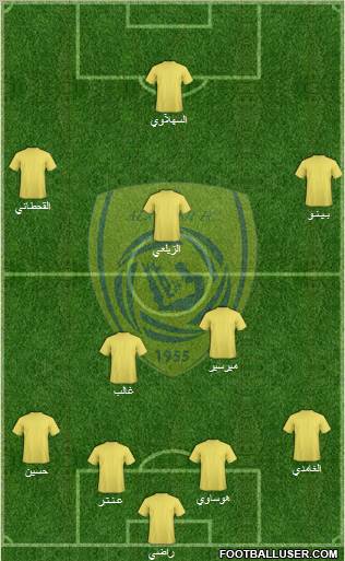 Al-Nassr (KSA) Formation 2011