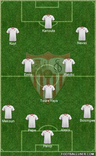 Sevilla F.C., S.A.D. Formation 2011