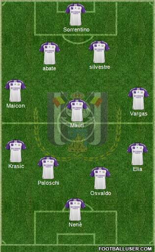 RSC Anderlecht Formation 2011