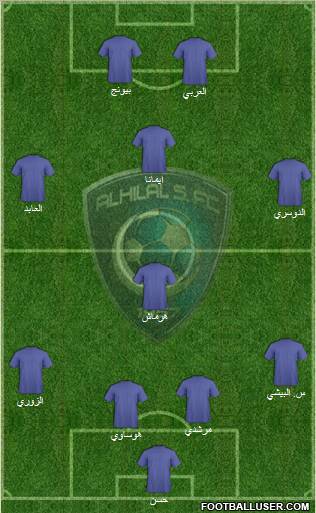 Al-Hilal (KSA) Formation 2011