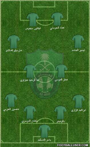 Al-Ahli (KSA) Formation 2011