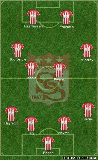 Sivasspor Formation 2011