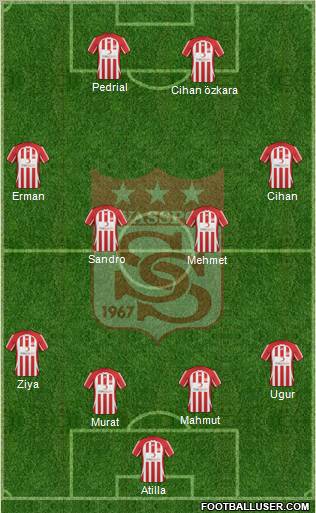 Sivasspor Formation 2011