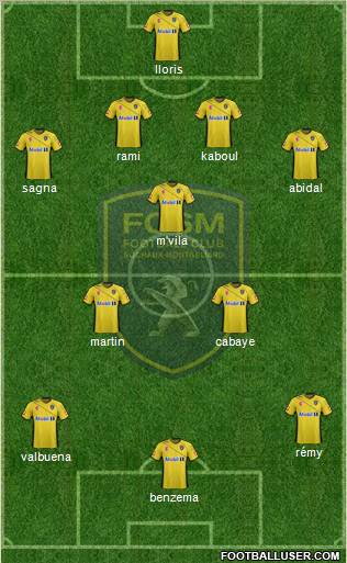 FC Sochaux-Montbéliard Formation 2011