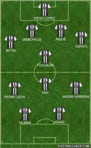 Newcastle United Formation 2011