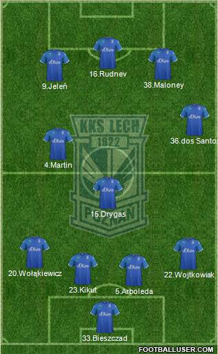 Lech Poznan Formation 2011