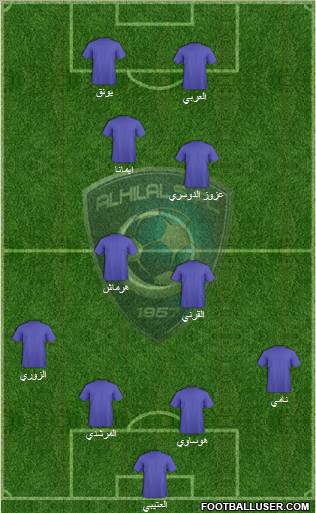 Al-Hilal (KSA) Formation 2011