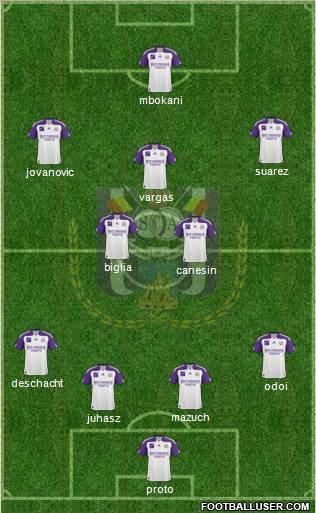 RSC Anderlecht Formation 2011