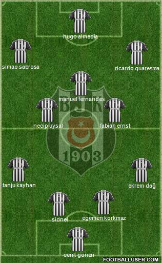 Besiktas JK Formation 2011