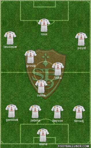 Stade Brestois 29 Formation 2011