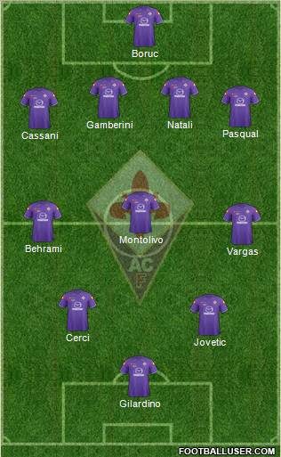 Fiorentina Formation 2011