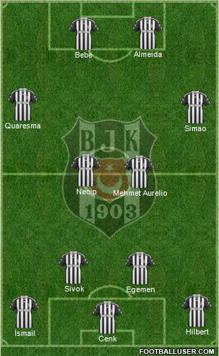 Besiktas JK Formation 2011