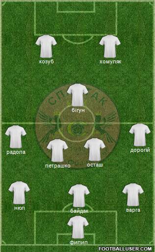 Spartak Ivano-Frankivsk Formation 2011