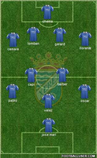 Xerez C.D., S.A.D. Formation 2011