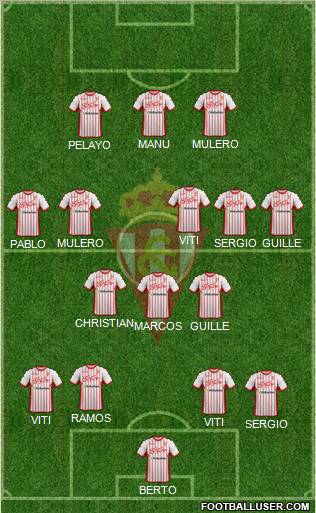 Real Sporting S.A.D. Formation 2011