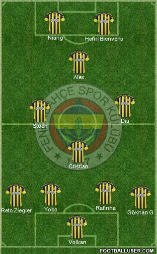 Fenerbahçe SK Formation 2011