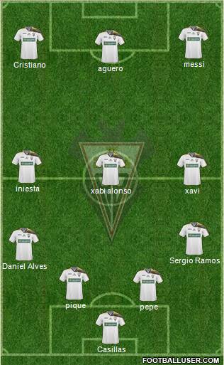 Albacete B., S.A.D. Formation 2011