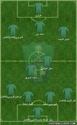 Al-Ahli (KSA) Formation 2011