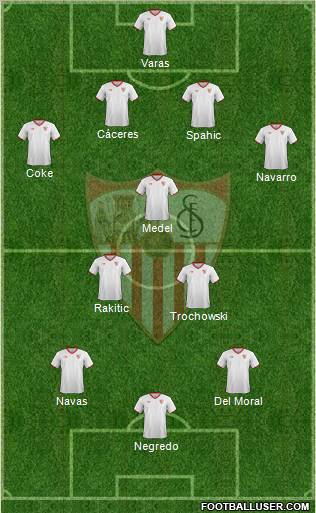 Sevilla F.C., S.A.D. Formation 2011