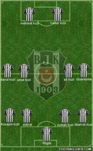 Besiktas JK Formation 2011