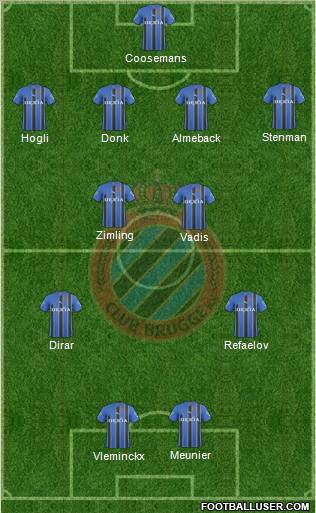 Club Brugge KV Formation 2011