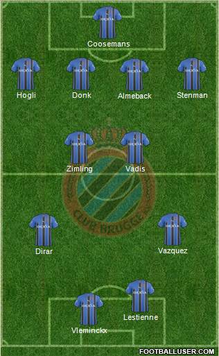 Club Brugge KV Formation 2011