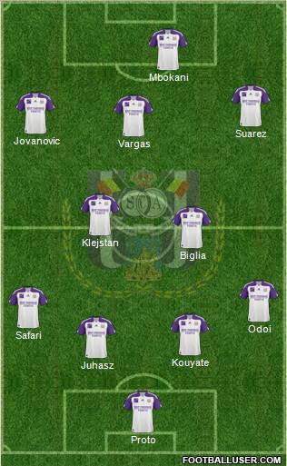 RSC Anderlecht Formation 2011