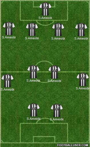 Newcastle United Formation 2011