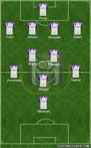 RSC Anderlecht Formation 2011